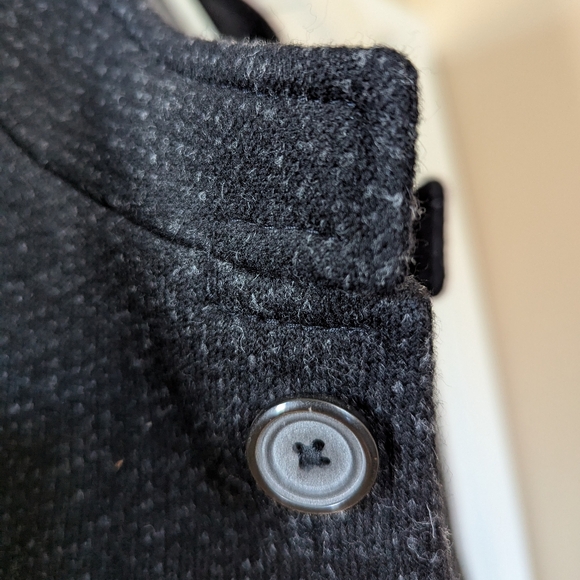 Bugatti Wool Jacket like new 38 R 38R charcoal grey tweed - Picture 10 of 16